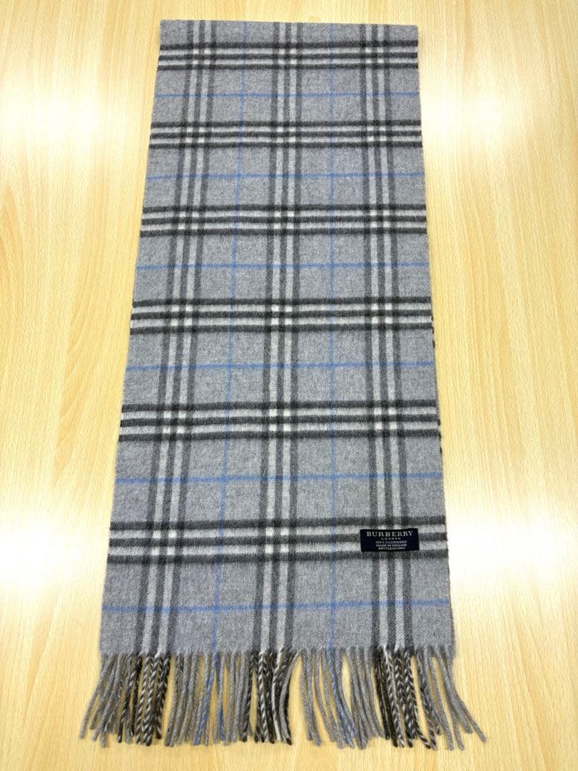レア美品✨️BURBERRY バーバリー カシミア 100% ノバチェック 英国製