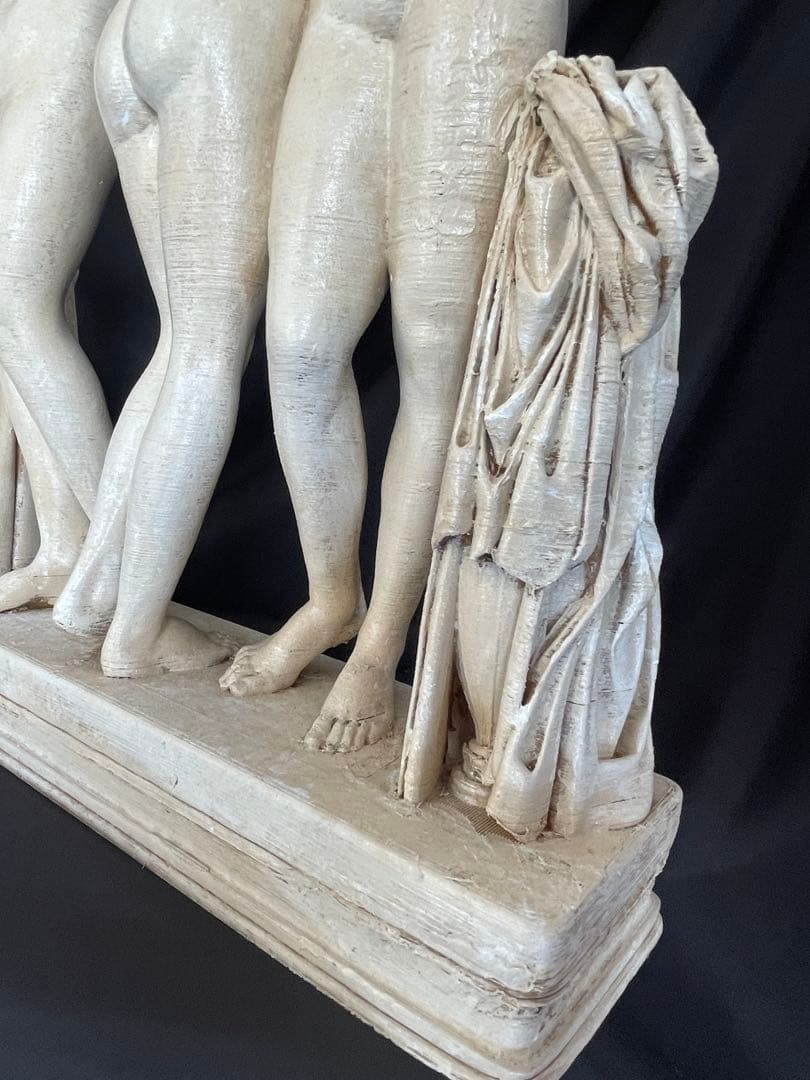 三美神　彫刻。西暦2世紀。高さ47 cm , レプリカ, ローマ神話 ローマ文化