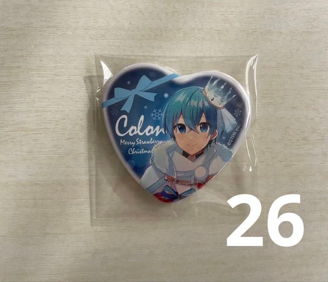 すとぷり ころんくん クリスマスハート缶バッジ