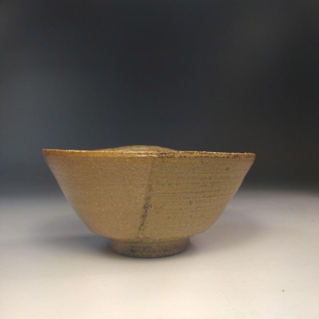 イ283 茶碗『菁光窯 利岡清光』『伊羅保茶碗　共箱』抹茶碗　茶道具