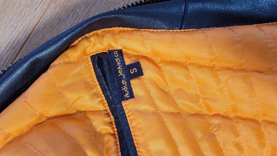 ヌーディージーンズ　レザージャケット　S