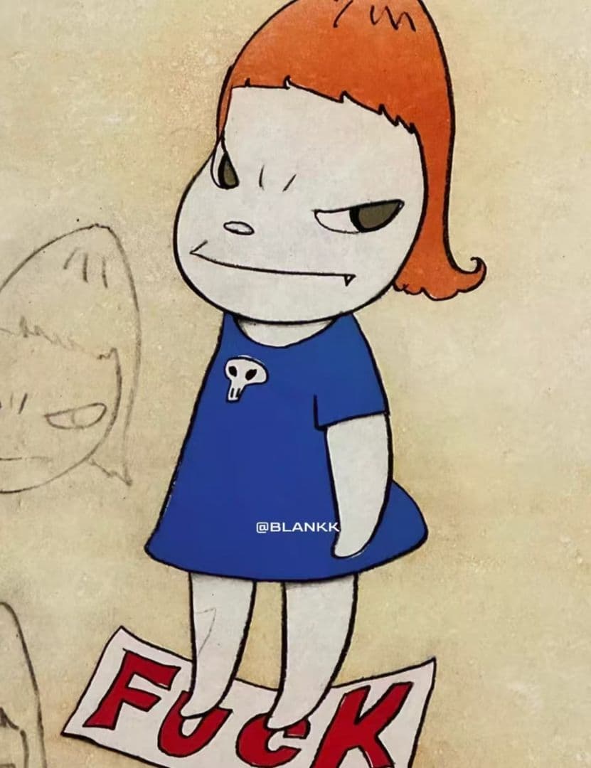 奈良美智 版画【On the F-word】