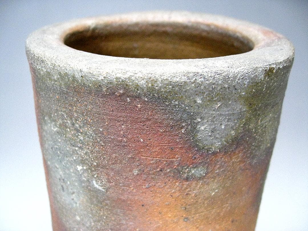 #備前 #人間国宝 #藤原雄 #花入 #花瓶 #花生 #花器 #共箱 #茶道具