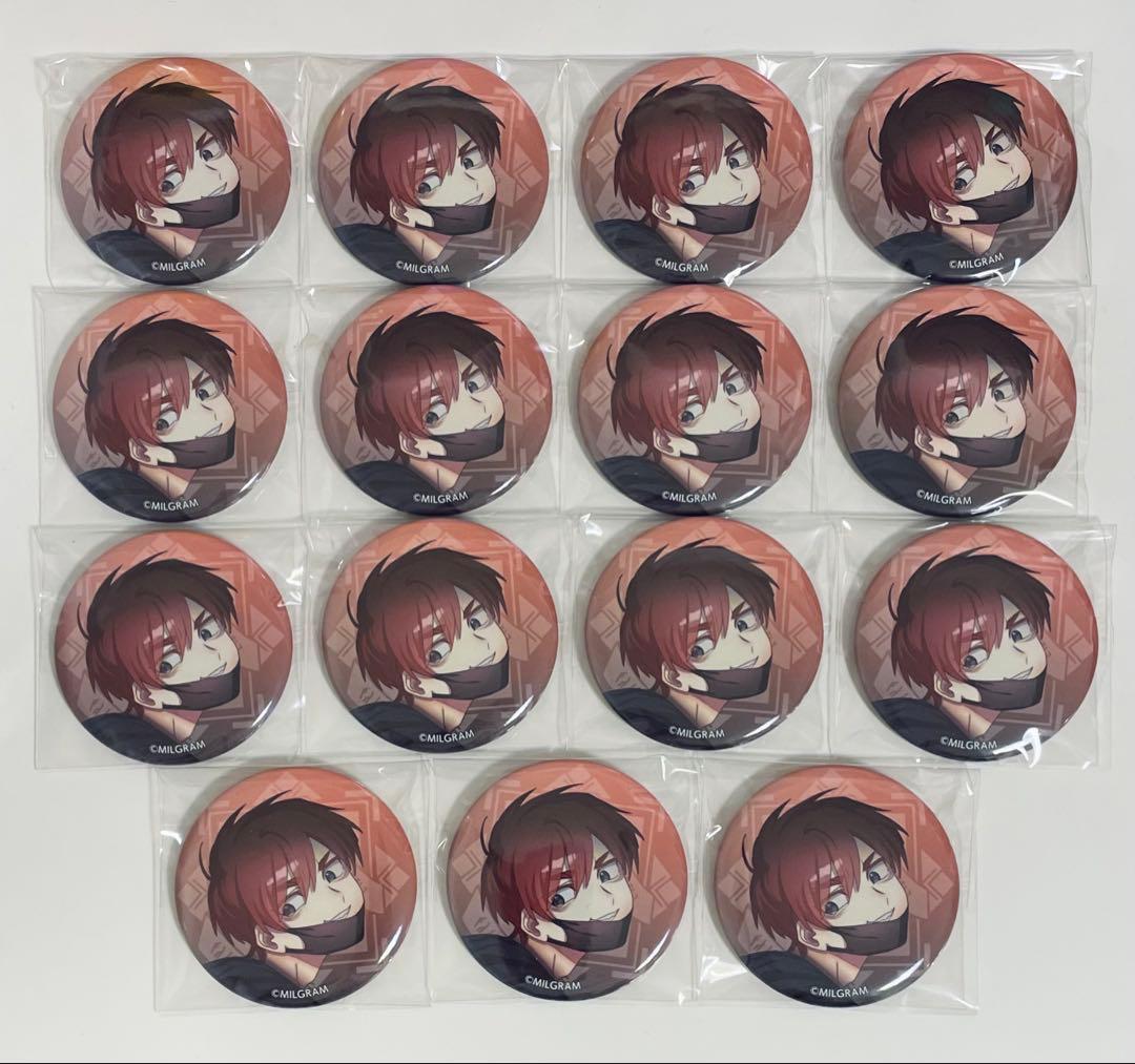 milgram ミルグラム フータ 缶バッジ 15点セット 梶山風汰