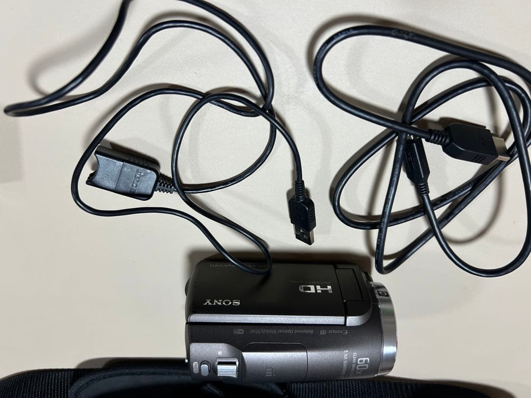 SONY ビデオカメラ 本体 バッテリー2個付き