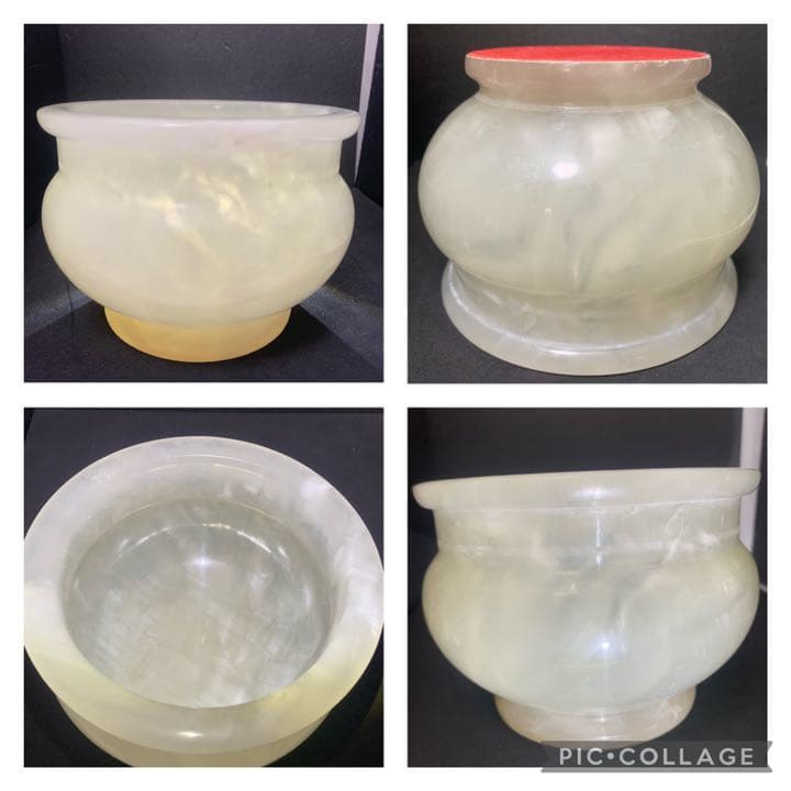 中国　石玉　砡　香炉　天然石　天然石彫刻　玉雕　高古玉 倣古玉 白玉 玉 水晶