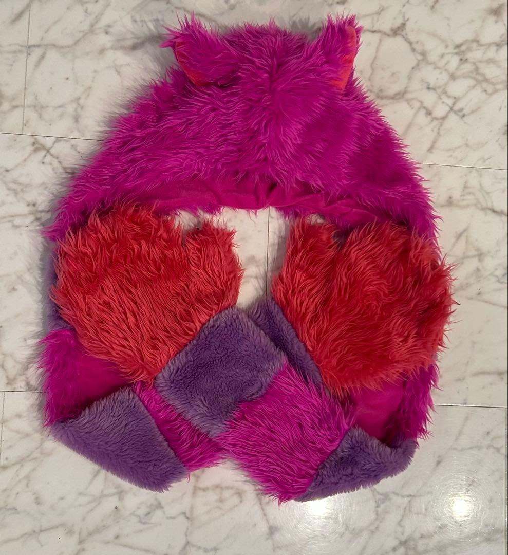 ディズニー チェシャ猫 マフラー ファンキャップ