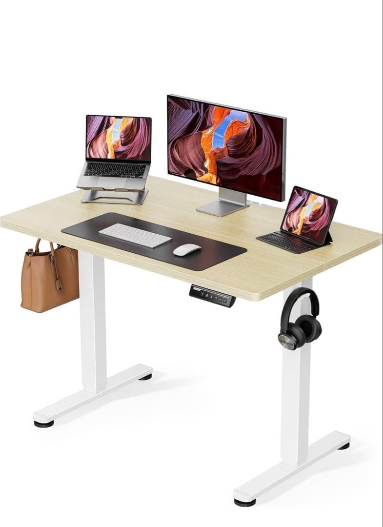 ErGear 電動 オフィスワークテーブル 昇降式デスク