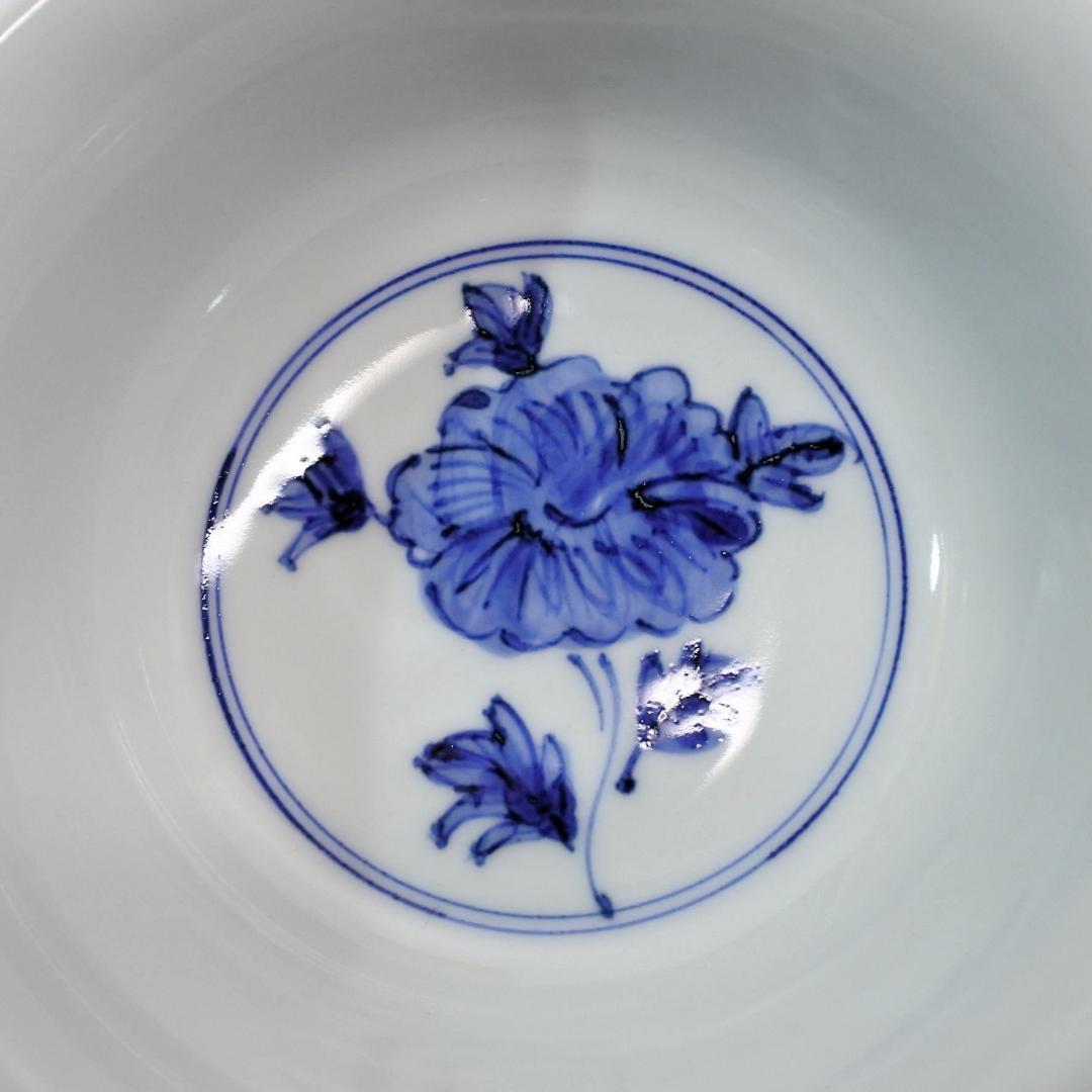 未使用 人間国宝 加藤卓男 幸兵衛窯 呉須赤絵蓋向付 5客揃