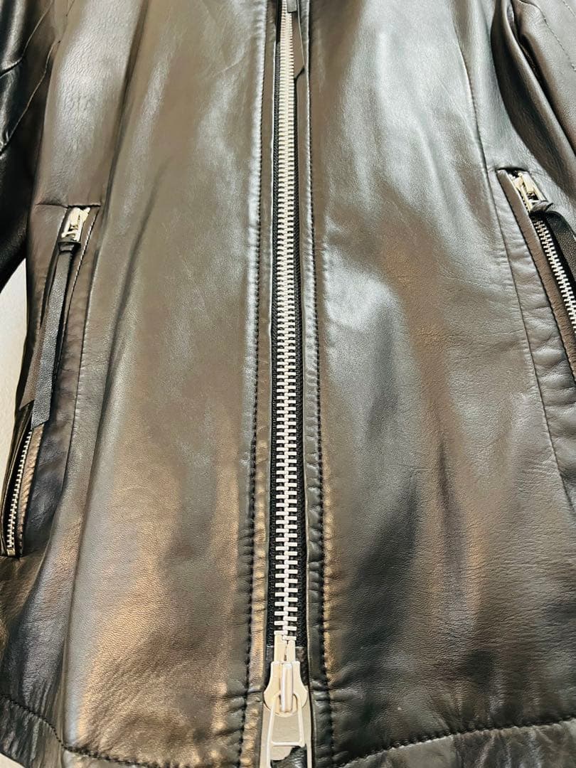 EKAM シングル ライダース ジャケット 羊革 S