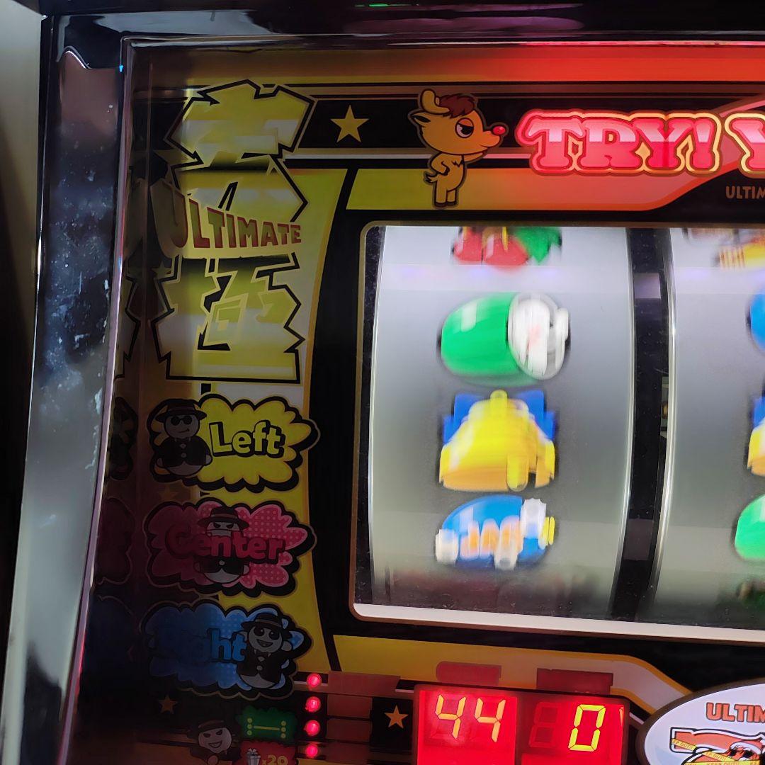 パチスロ実機　激レア！　ハローサンタアルティメットマシンガンバージョン！！