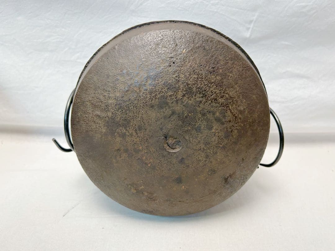 茶道具 風炉師 秋元宗幹造 唐銅風炉 野々田電熱器 釜 底瓦付