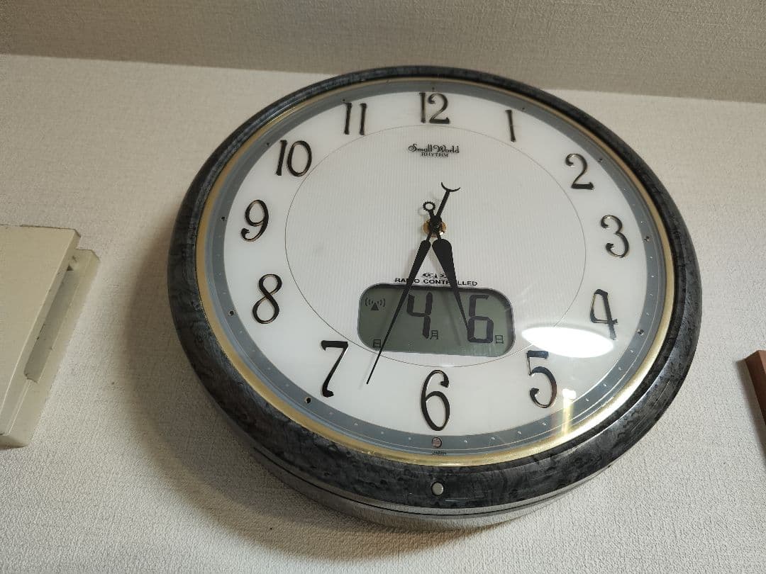 訳ありリズム時計 スモールワールド・リリパットホール 4FY605 からくり時計