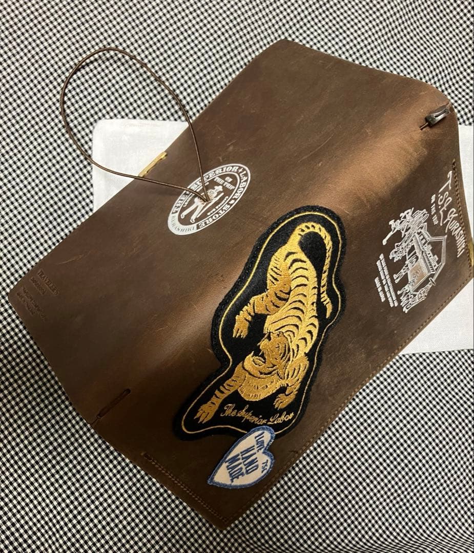 【最終価格】T.S.L倉敷限定 カスタム トラベラーズノート ブラウン コンチョ