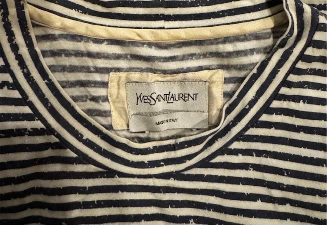 YSL 激レア　ボーダーTシャツ