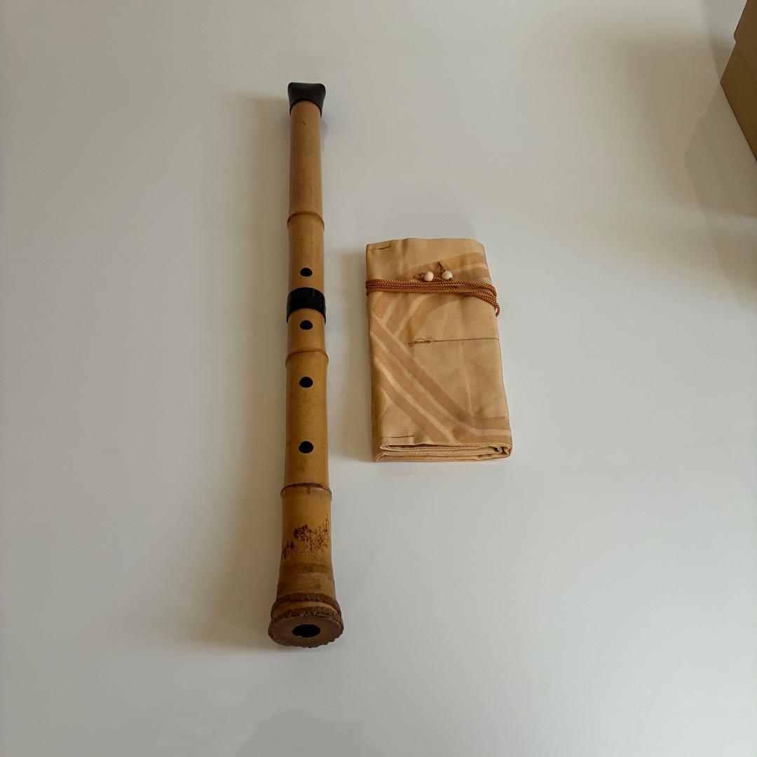 尺八　２代目河野玉水　都山流２尺１寸正寸管(伝統調律)