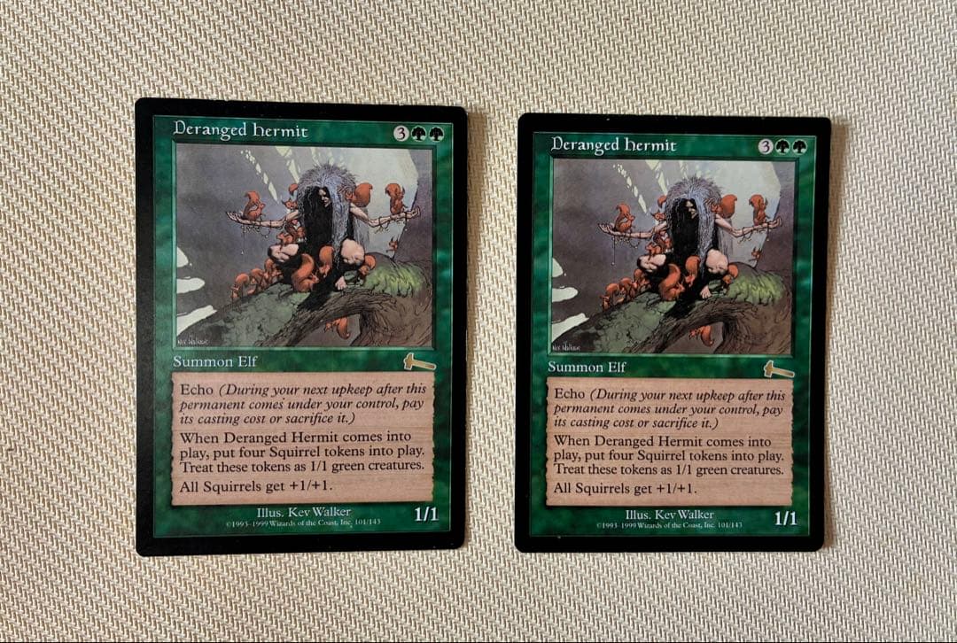 錯乱した隠遁者　ウルザズ・レガシー　英語　2枚