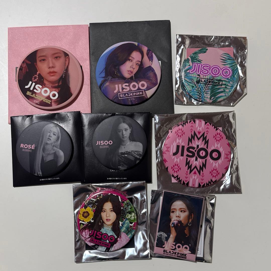 BLACKPINK JISOO ジス トレカ アクスタ 缶バッジ セット
