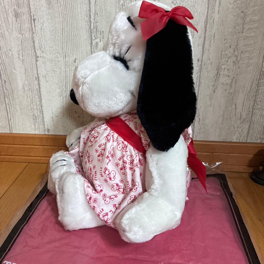 レトロ　ヴィンテージ　スヌーピー　ベル　女の子　ぬいぐるみ