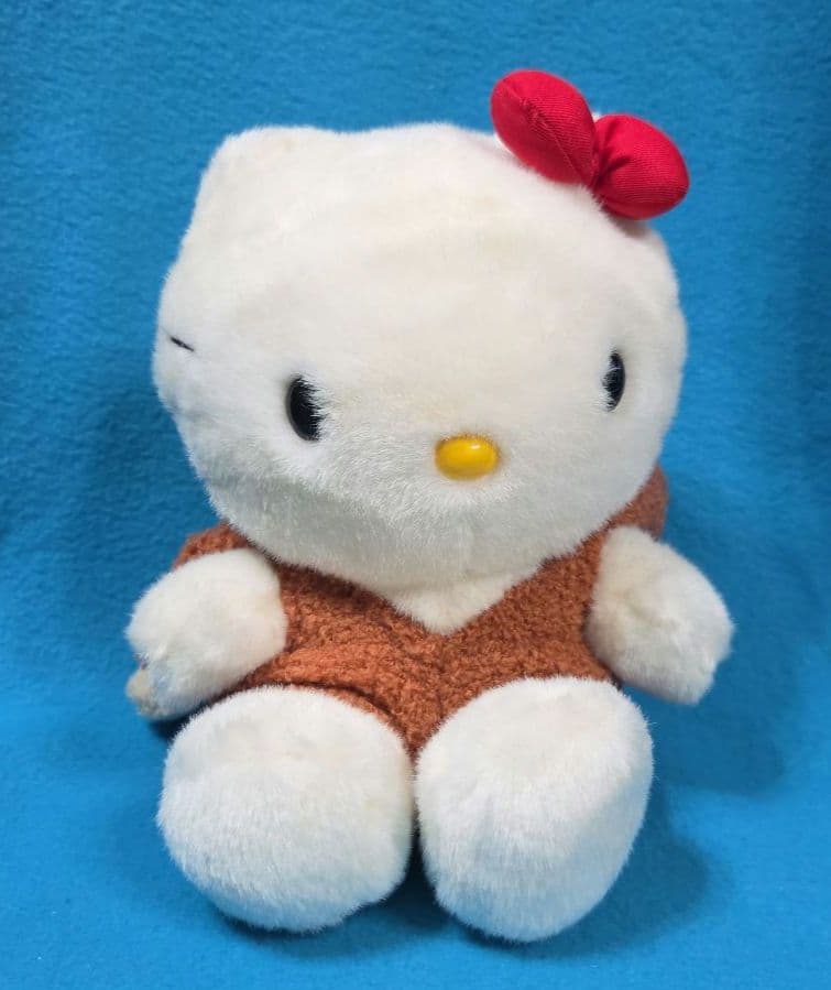 激レア☆ハローキティ☆お猿さんの被りものぬいぐるみ＆ボールチェーンマスコット