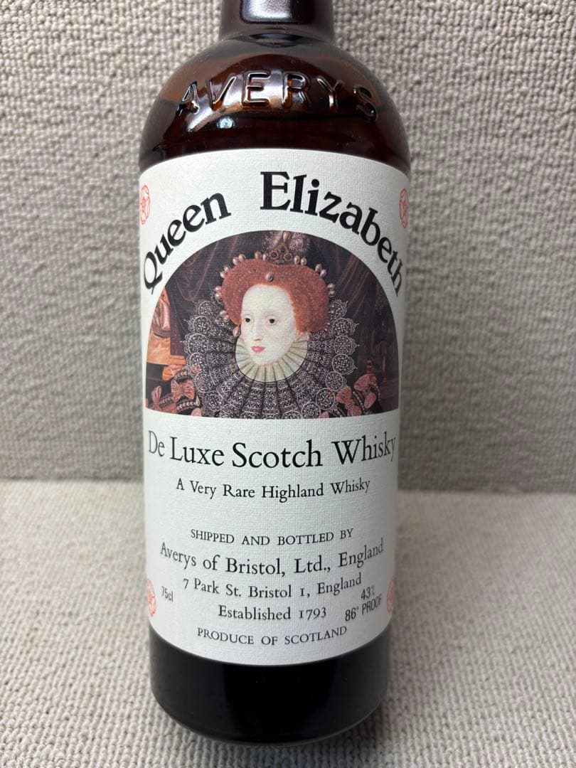 クイーンエリザベス　スコッチウイスキー　未開封　750ml 終売　箱おまけ