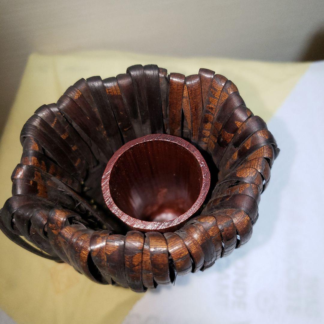 ナタ籠　鈴木竹朋斎　花器