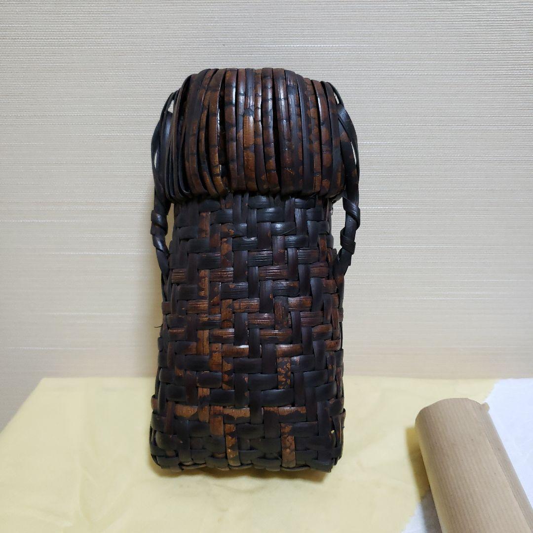 ナタ籠　鈴木竹朋斎　花器