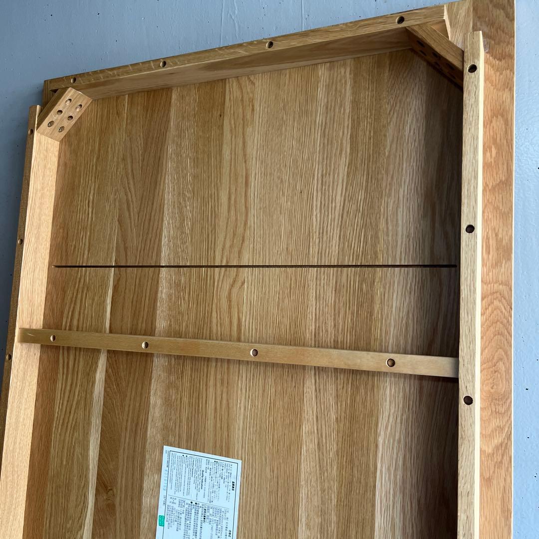 美品・廃盤希少★無印 無垢材ダイニングテーブル・オーク材・幅１４０ｃｍ