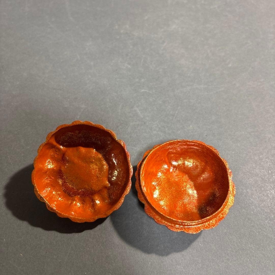 國田領治　長斎　南瓜　香合　共箱