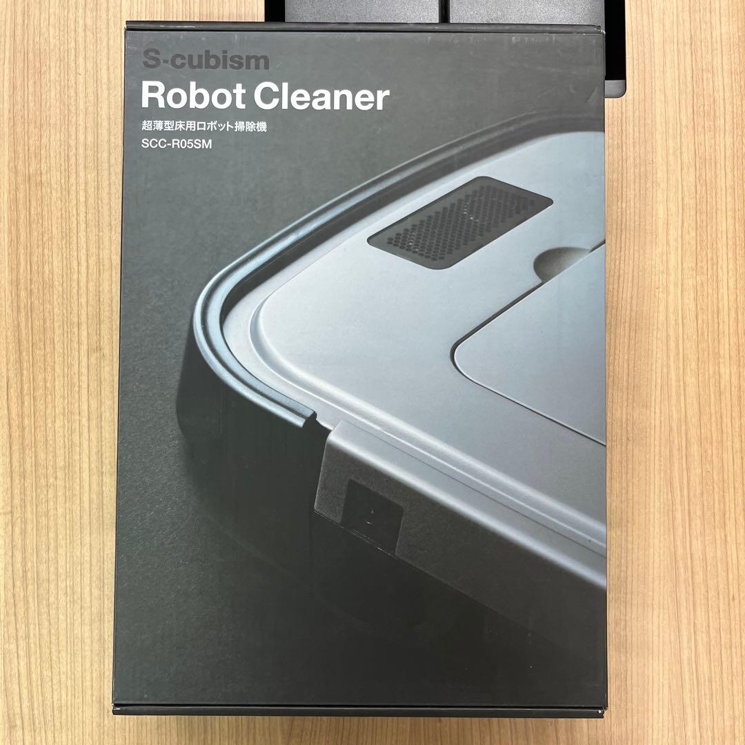 新品 エスキュービズム 超薄型床用ロボット掃除機 SCC-R05SM