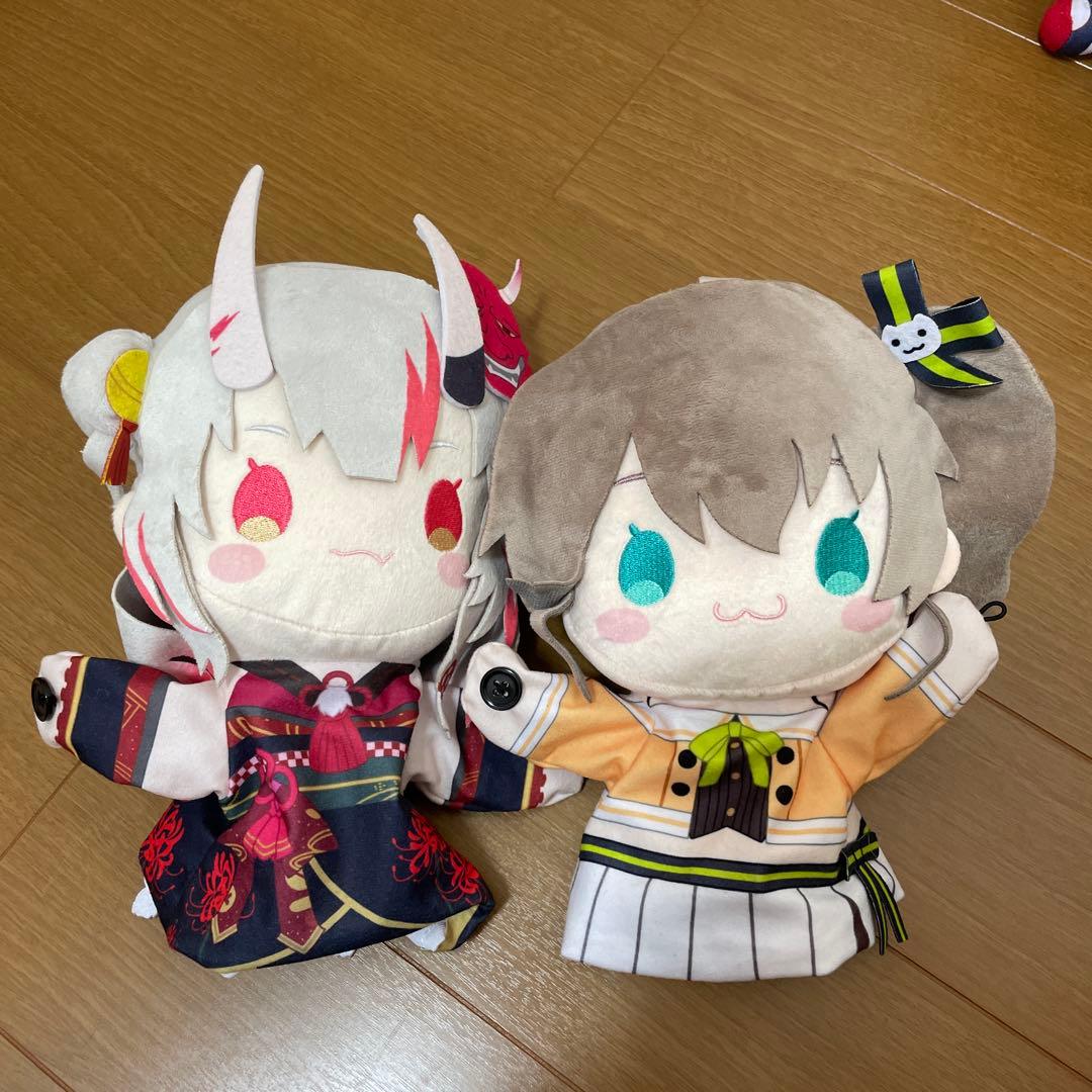 hololive ぬいぐるみ　セット売り　百鬼あやめ、夏色まつり、紫咲シオン