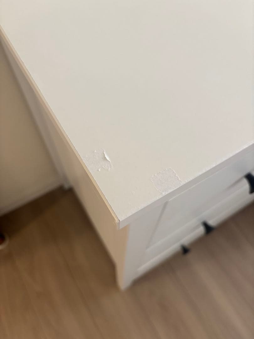 ikea コッパンホワイト 3段チェスト