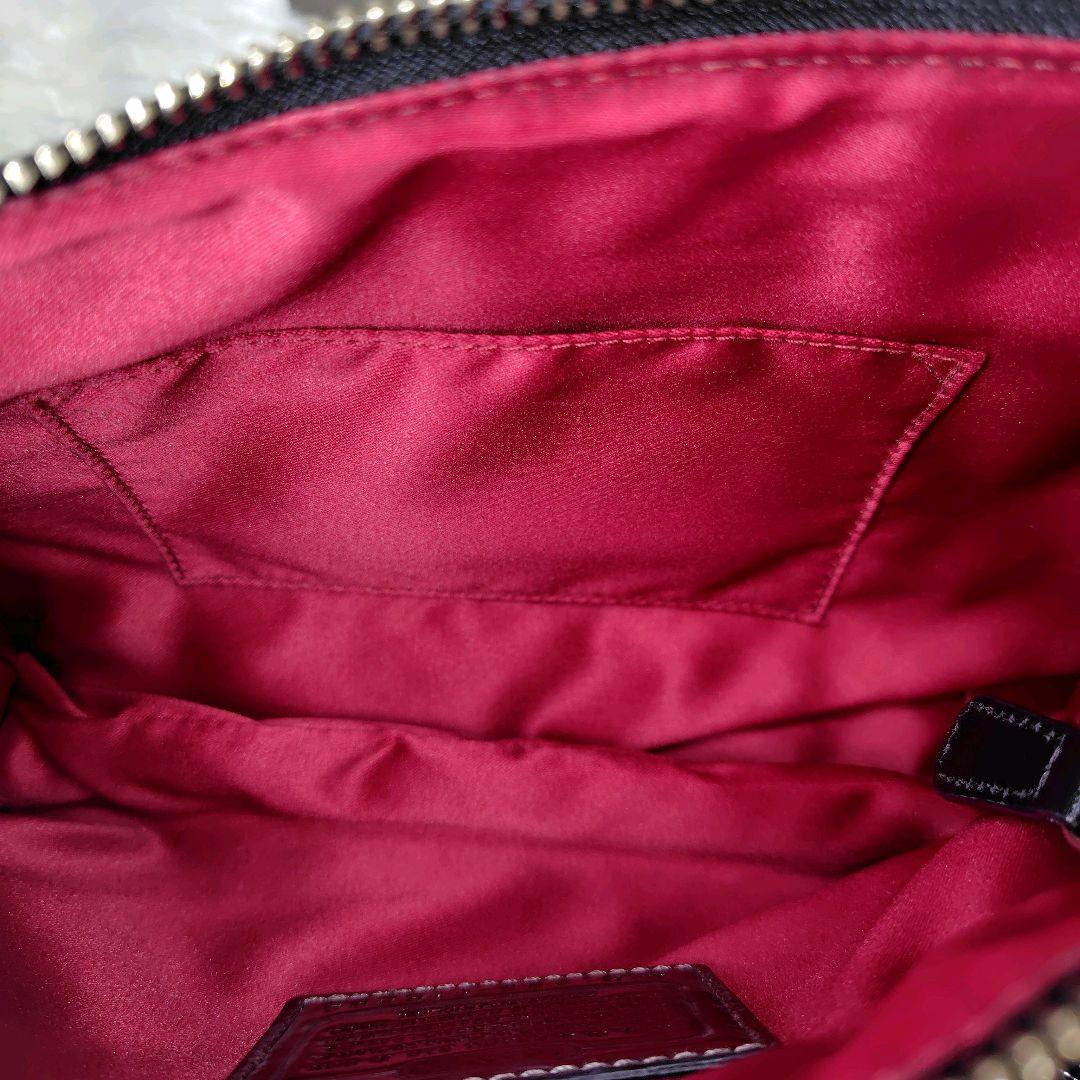 COACH　poppy 2way ショルダーバッグ y2k　ポピー 黒　コーチ