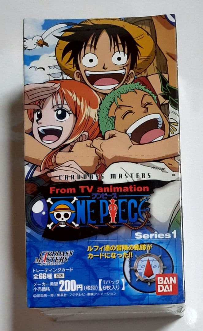 ワンピース カードダス マスターズ Series1 未開封BOX シュリンク付き