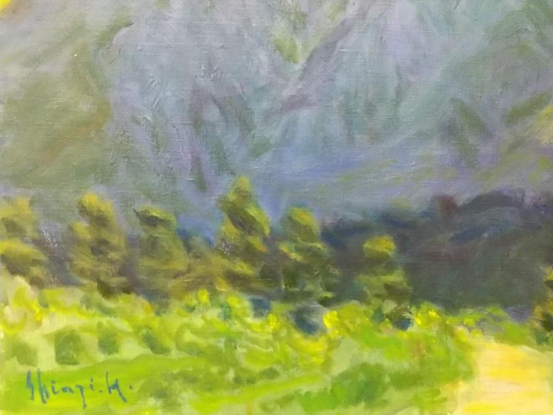 「根子岳」A　2006　絵画  F8