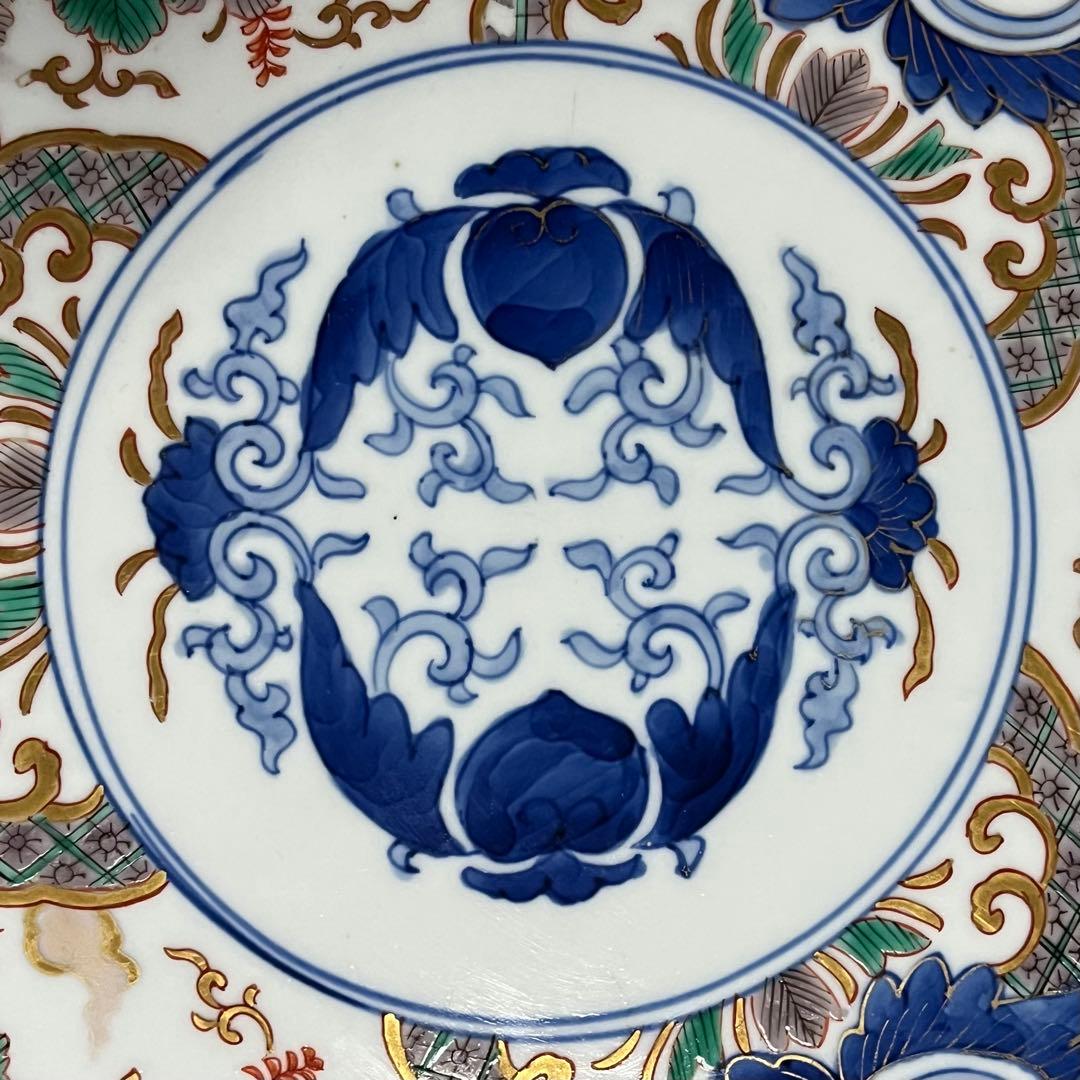 悲劇の精磁会社/大皿/明治伊万里/有田焼/￼径36cm