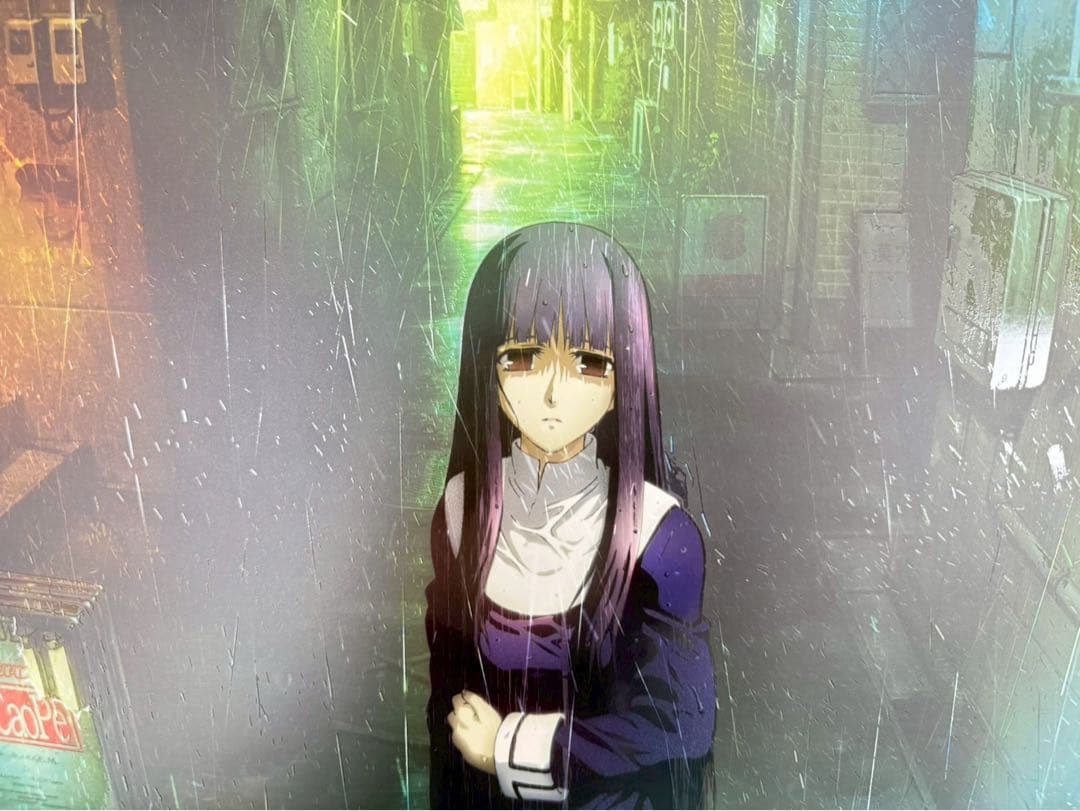 台湾限定　劇場版　空の境界　特典A3特殊加工ポスター　淺上藤乃