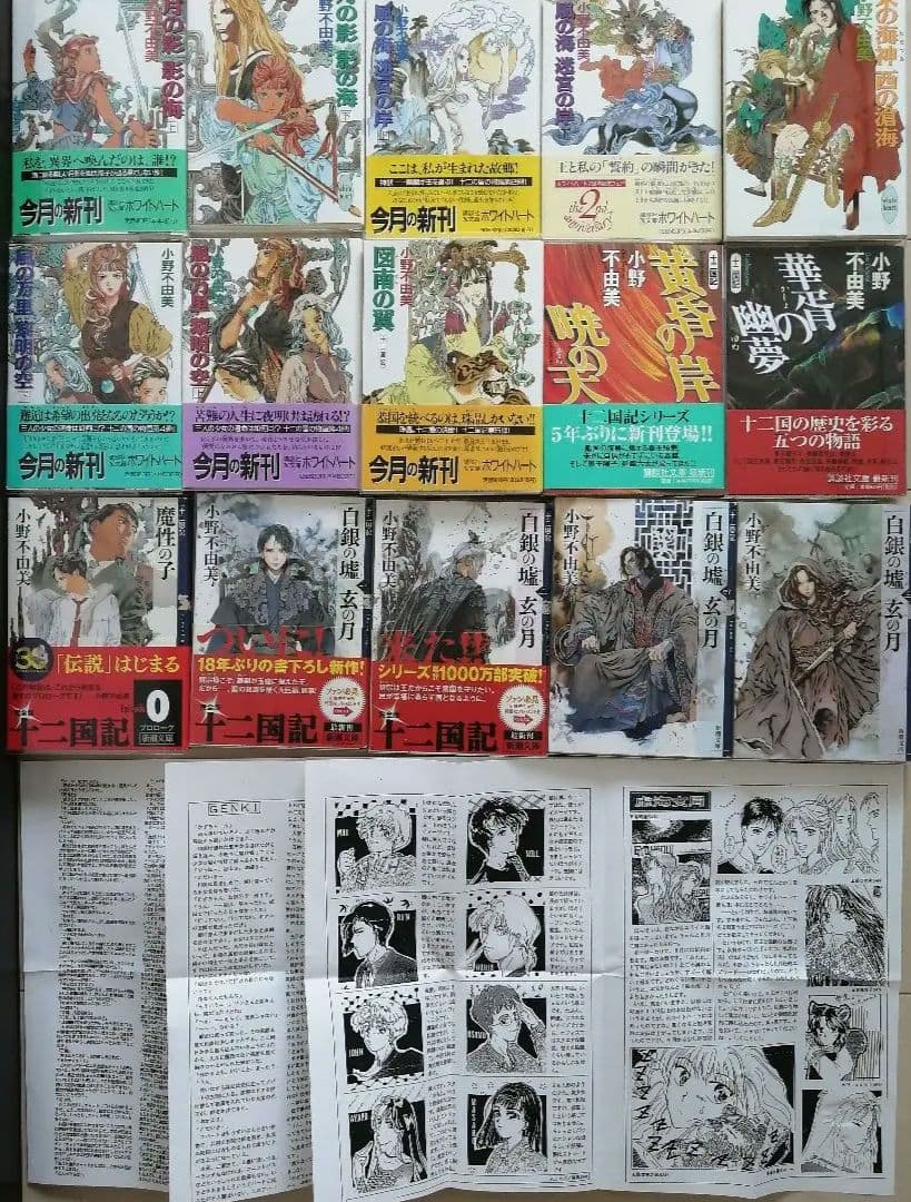 「十二国記」シリーズ15冊　ホワイトハート版（絶版）初版　小野不由美　山田章博