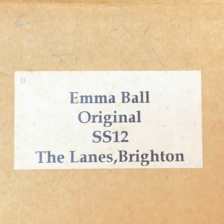 Emma Ball 水彩画 The Lanes,Brighton