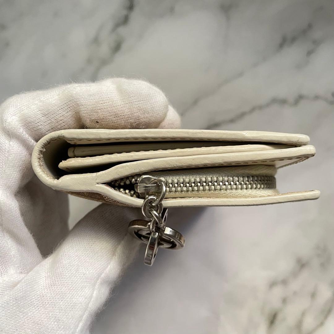 GUCCI グッチ　GGキャンバス　長財布　L字ファスナー　美品　0107-⑦