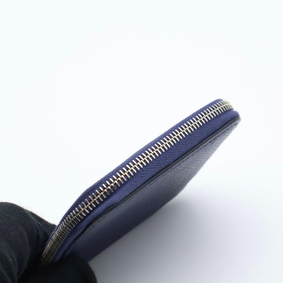 【極美品】HERMES アザップシルクイン　ケース　小銭入れ　ネイビー