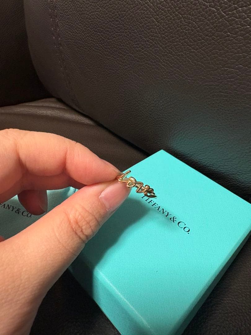 試着のみ　ティファニー　ラブ　リング