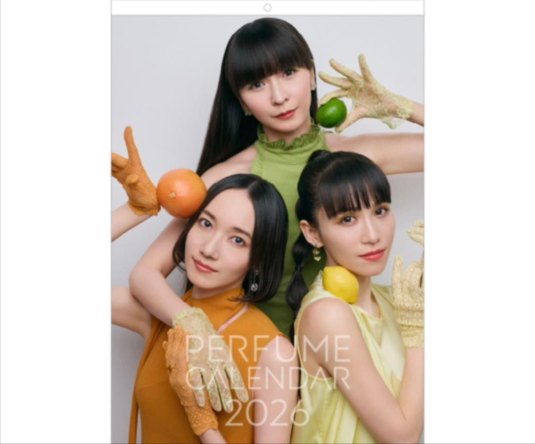 Perfume　パフューム 壁掛けカレンダー　2026 B2サイズ