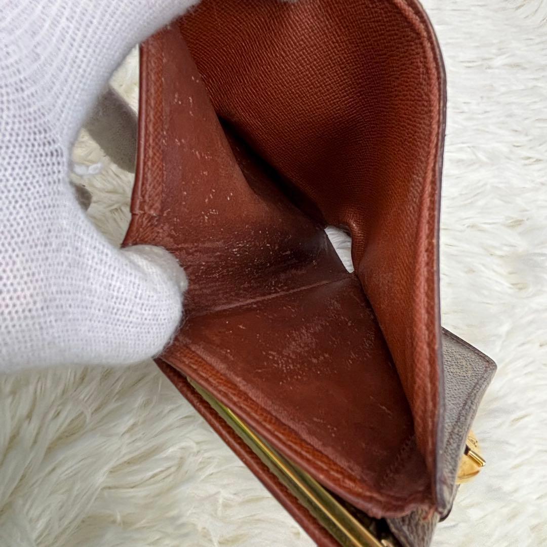 ルイヴィトン モノグラム がま口財布 折り財布 ポルトフォイユ ヴィエノワ