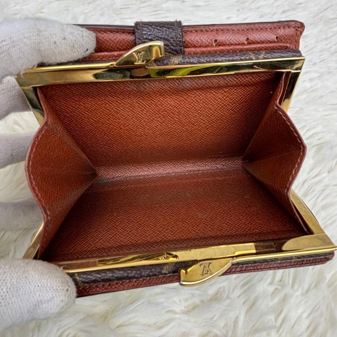 ルイヴィトン モノグラム がま口財布 折り財布 ポルトフォイユ ヴィエノワ