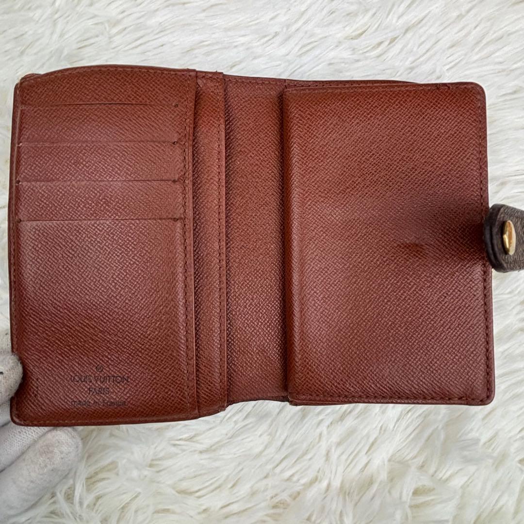 ルイヴィトン モノグラム がま口財布 折り財布 ポルトフォイユ ヴィエノワ