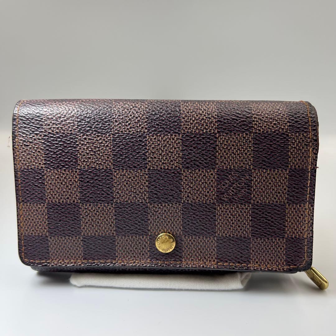 Louis Vuittonルイヴィトン ダミエ 二つ折り財布コンパクトウォレット