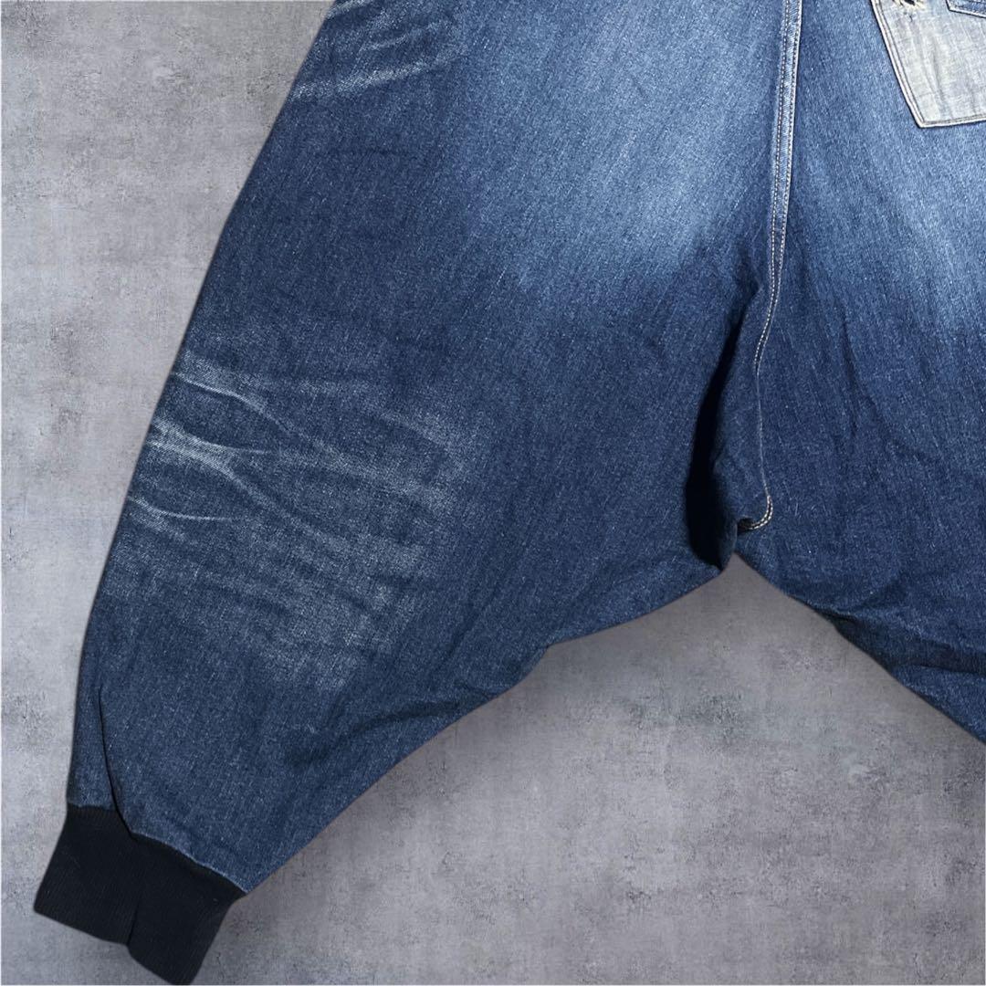 glamb グラム　日本製　サルエル　デニム　パッチワーク　アンプラグド