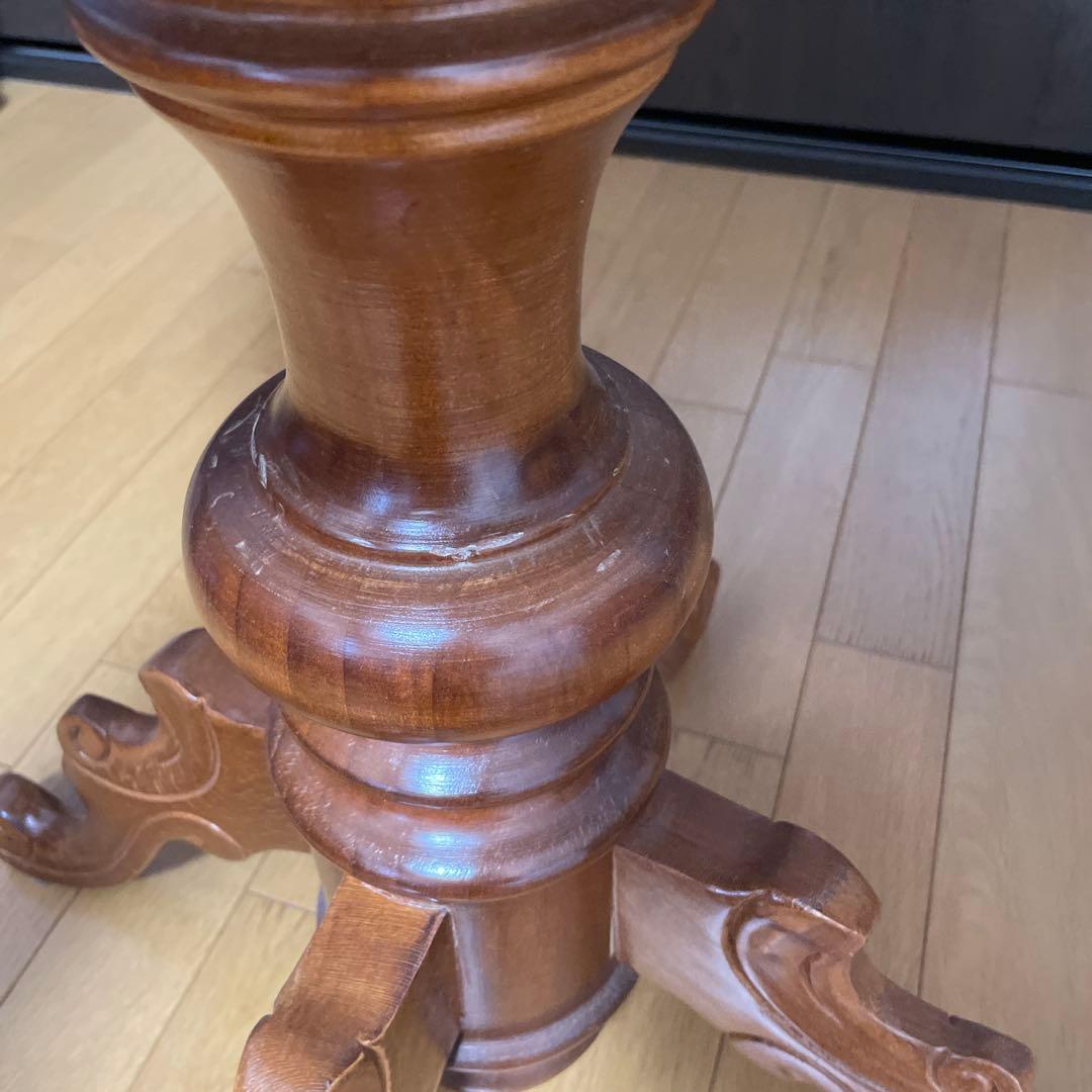 ①【条件あり】イタリア製　アンティーク　ダイニングテーブル