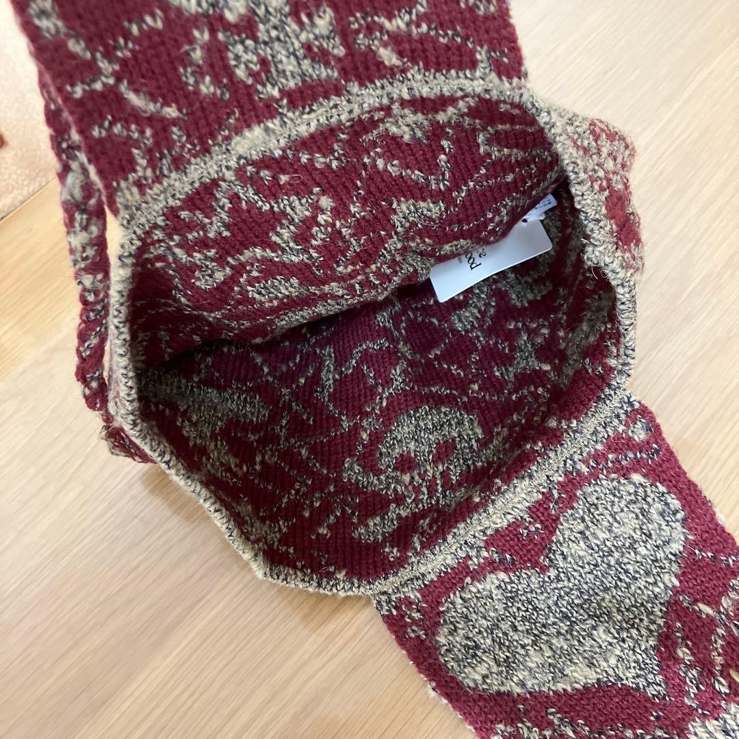 珍品VivienneWestwoodヴィヴィアンウエストウッド耳当てつきニット帽